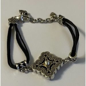 Brighton Presage Black Corded Bracelet **Read** RETIRED